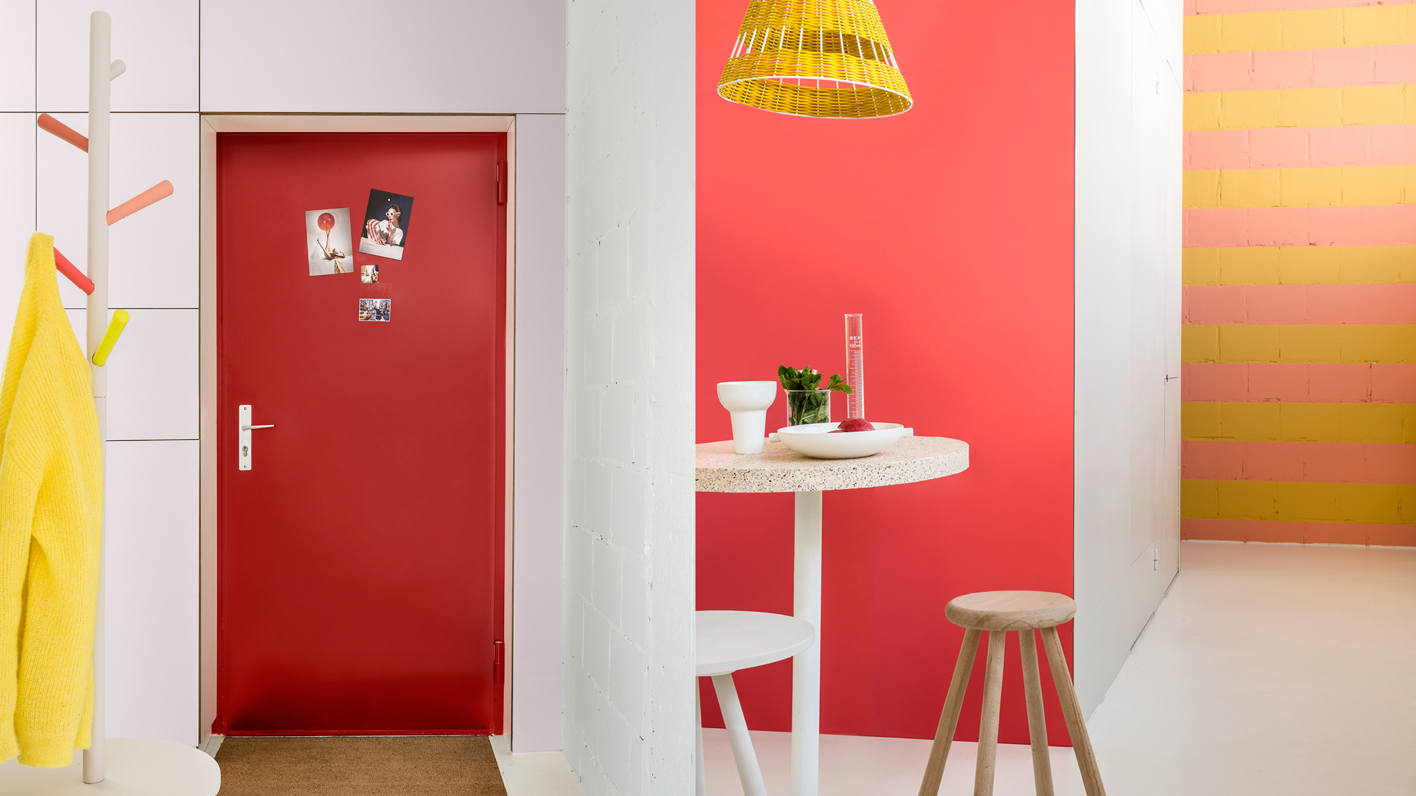 Accent colours Combinations of accent colours can deliver striking results.