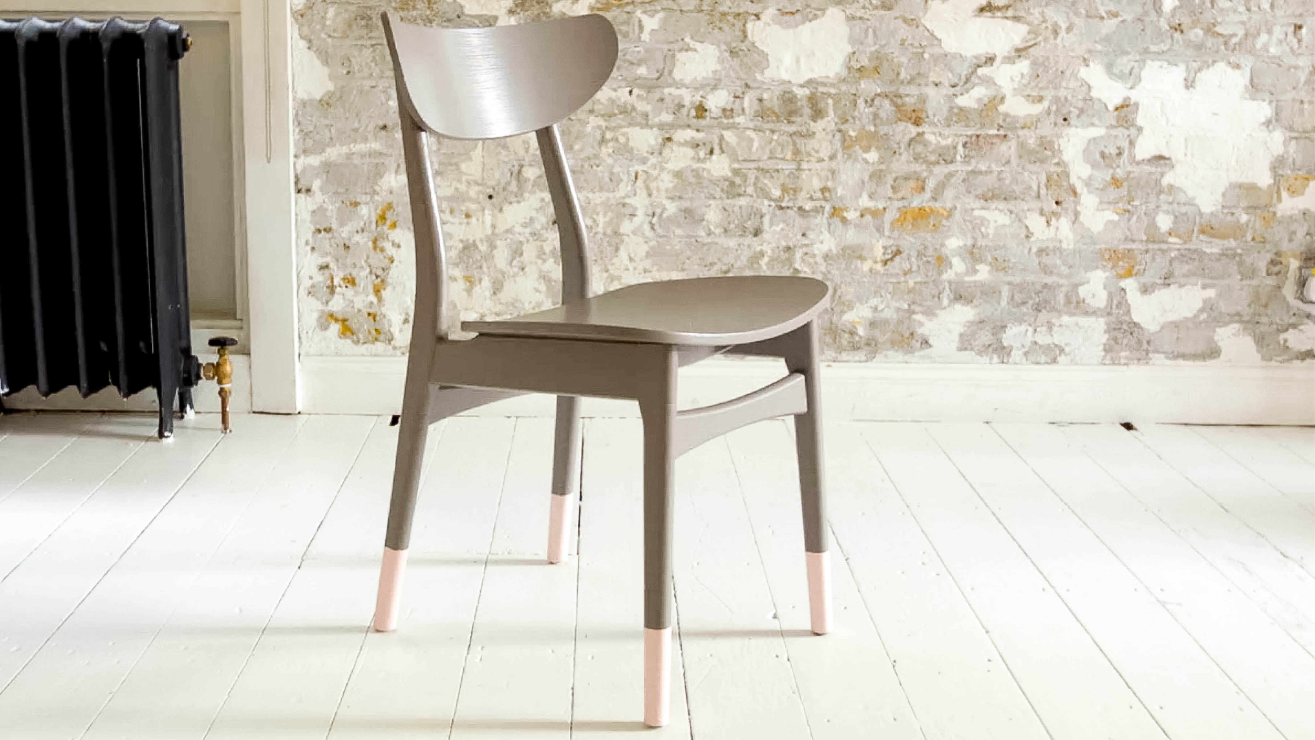 A little colour can make a big difference You don’t need to cover an entire wall with pattern in order to make an impact. Unexpected pops of pattern - such as striped table legs in blue and grey, or diamond shapes inside a cupboard or draw – will add a designer-style feel to your scheme.