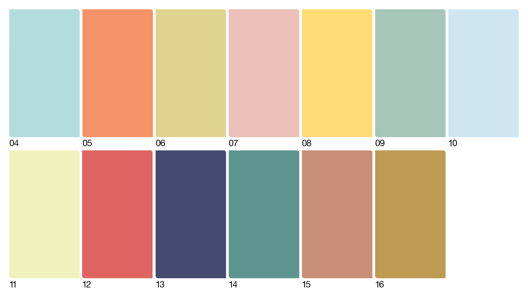 Colour Past First Colour futures colour trends 04-16