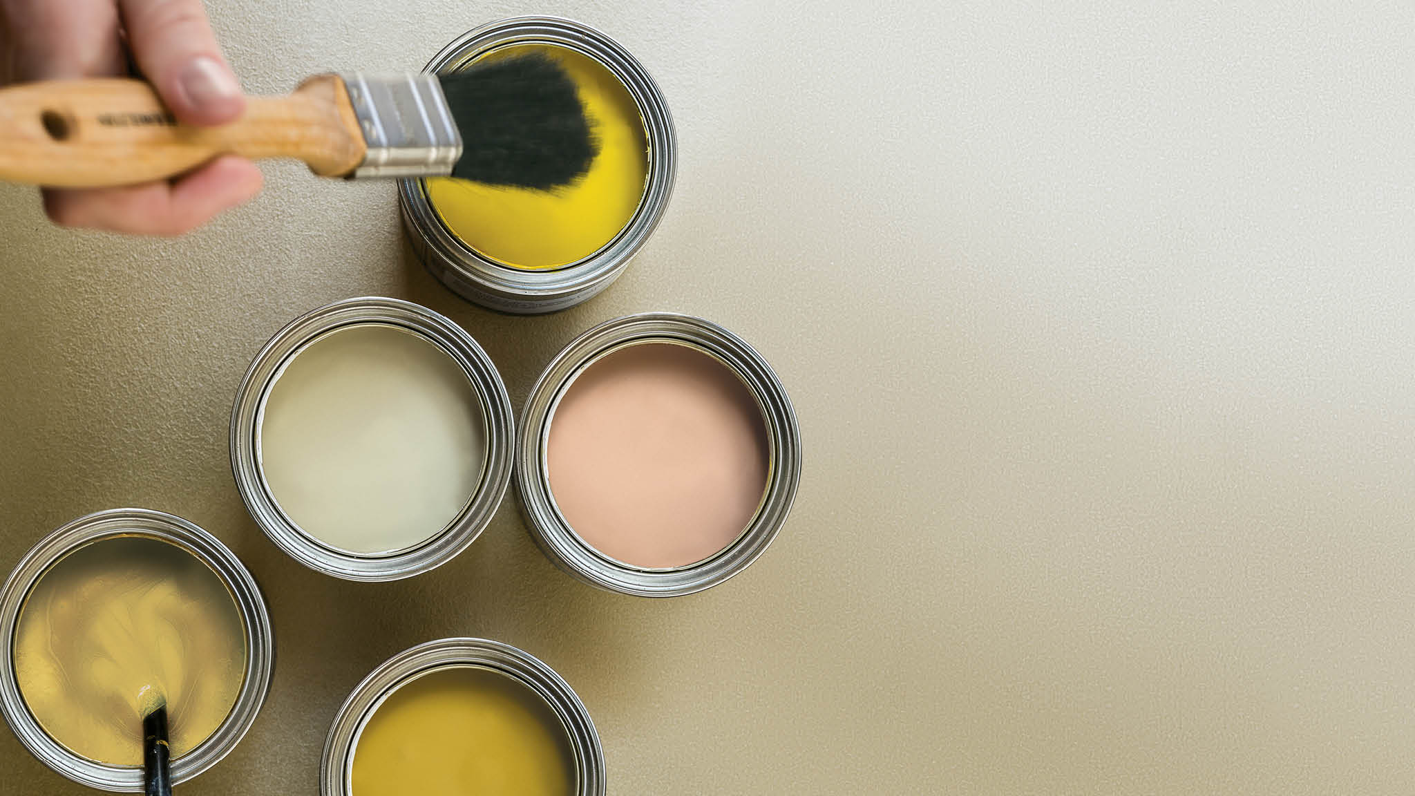 Complementary shades of gold Warming and lustrous golden shades, such as Cherished Gold, are perfect for creating an inviting atmosphere in your dining room.