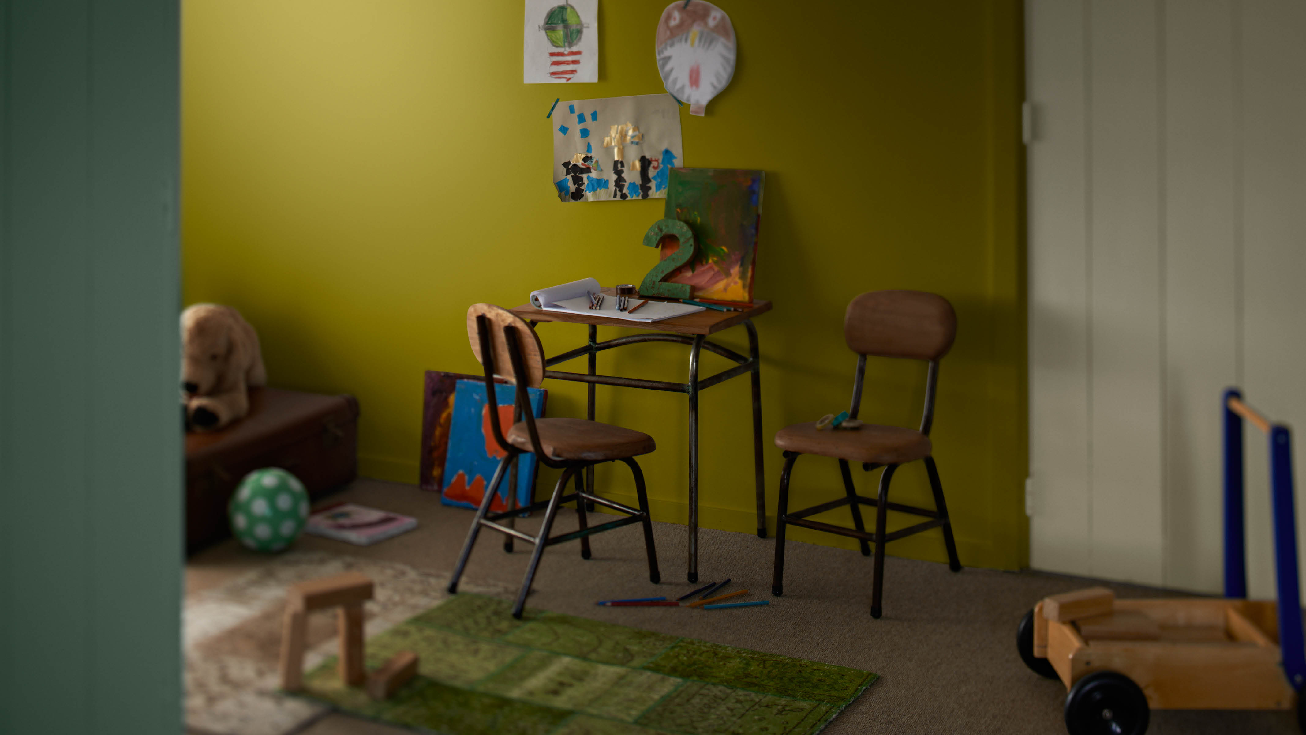 Keep it green Green is the dream colour for a versatile baby bedroom. It’s soothing enough to give a good night’s sleep but energising enough to aid concentration.