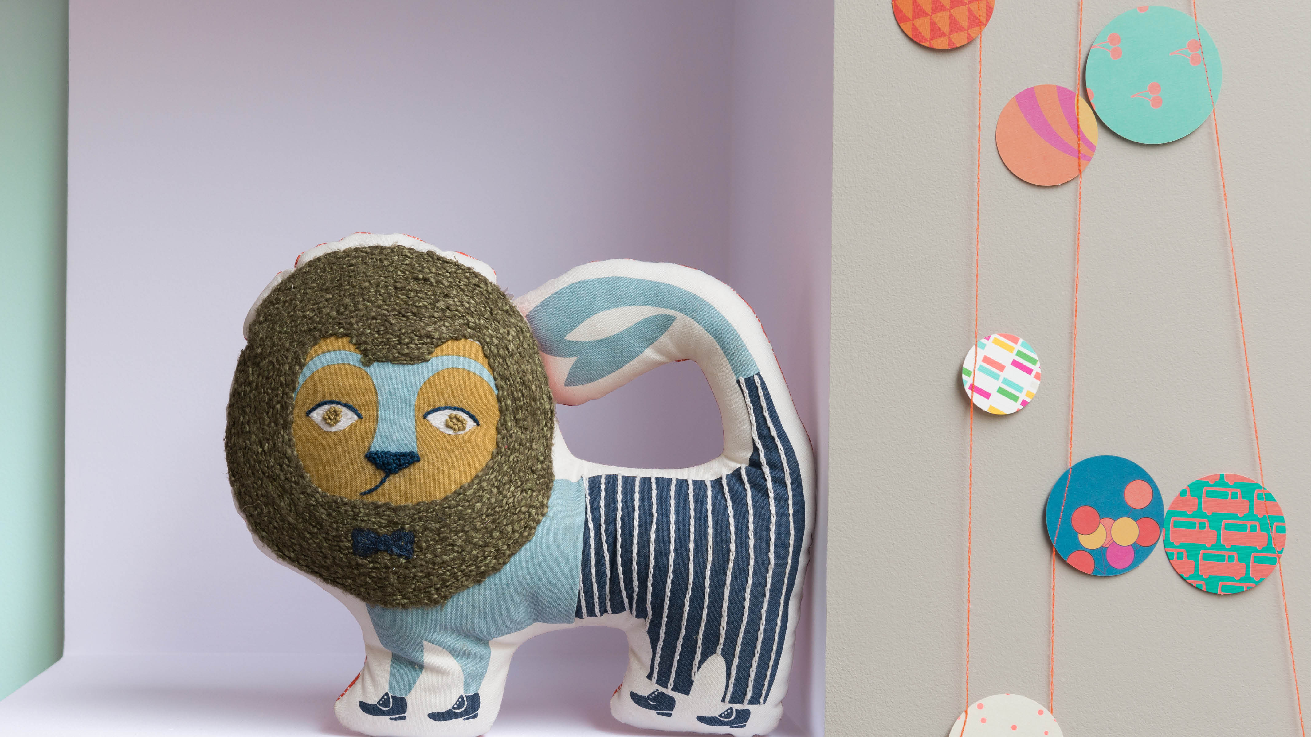 Nursery with violet accent walls Lilac creates a cosy, cocooning feel that can persuade even the most bouncing of babies that it’s time for a nap.