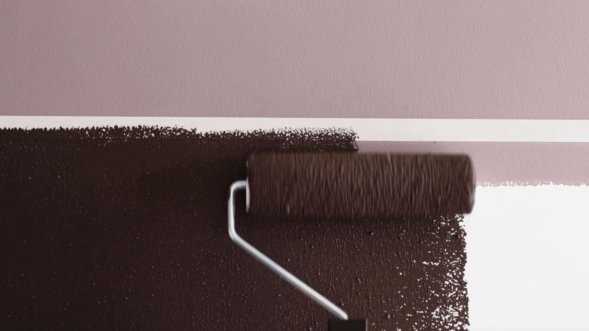 Painting your darker colour Apply your darker colour